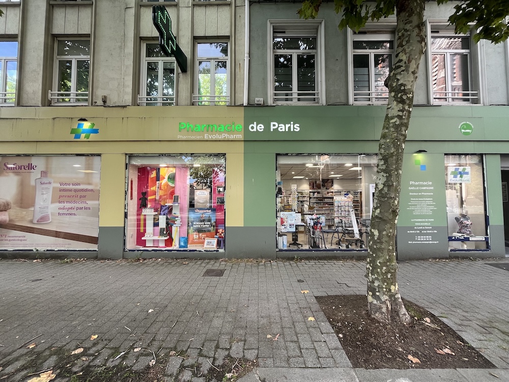 Espace orthopédie de la Pharmacie de Paris à Dunkerque